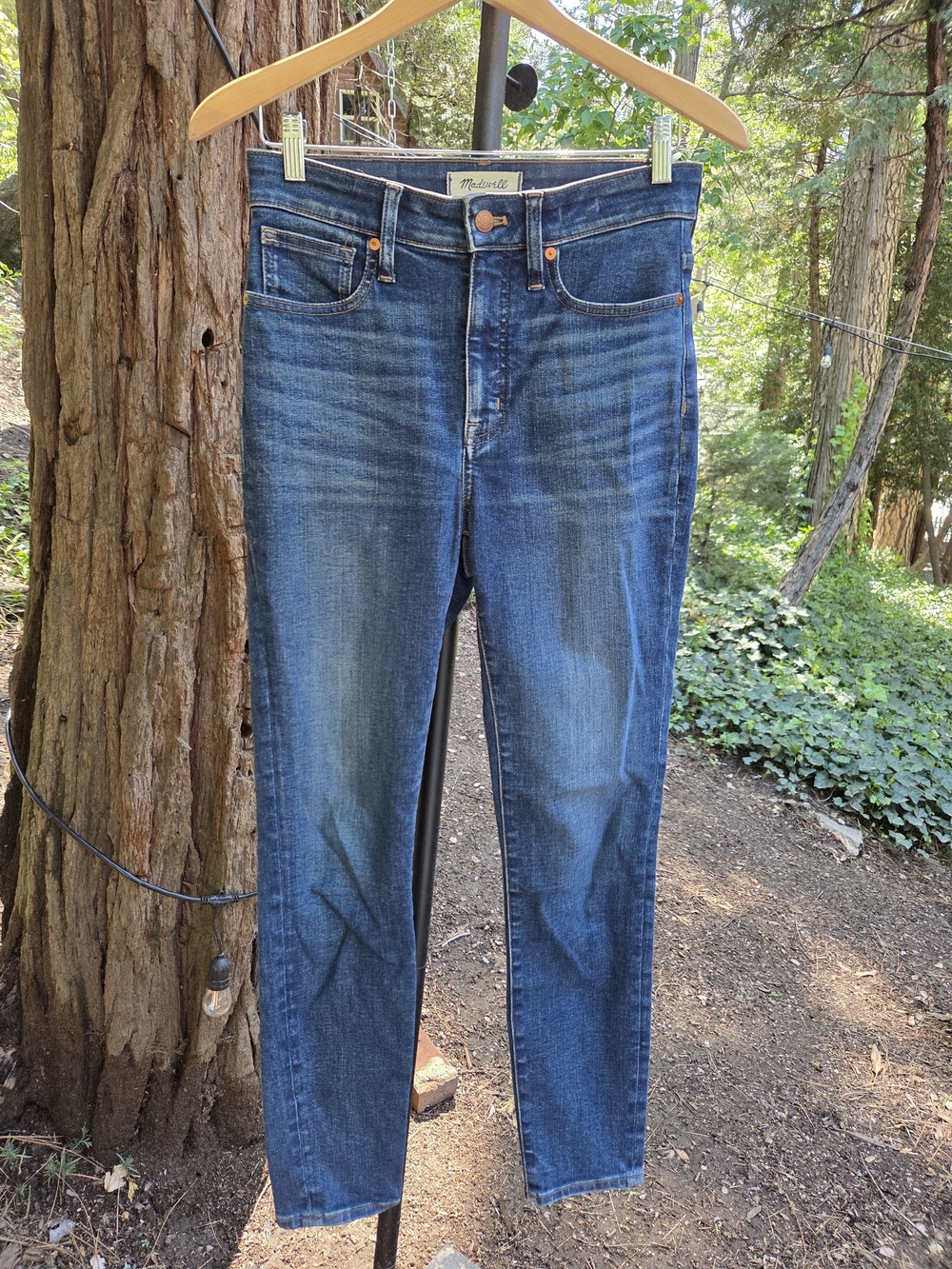 Madewell Cotton Curvy High-Rise Skinny Jeans‎ Size 26